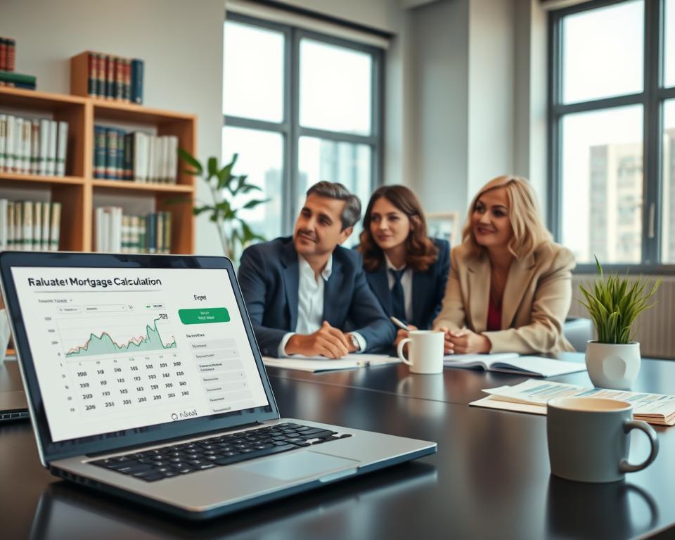 Helping homeowners assess refinancing options with a mortgage calculator