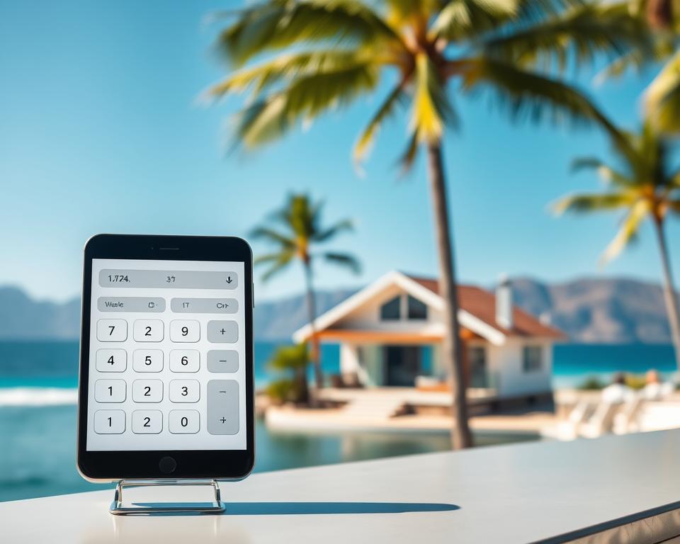 Mortgage calculator for assessing the affordability of vacation homes