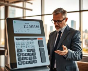 Mortgage calculator for visualizing the long-term financial commitment of a loan