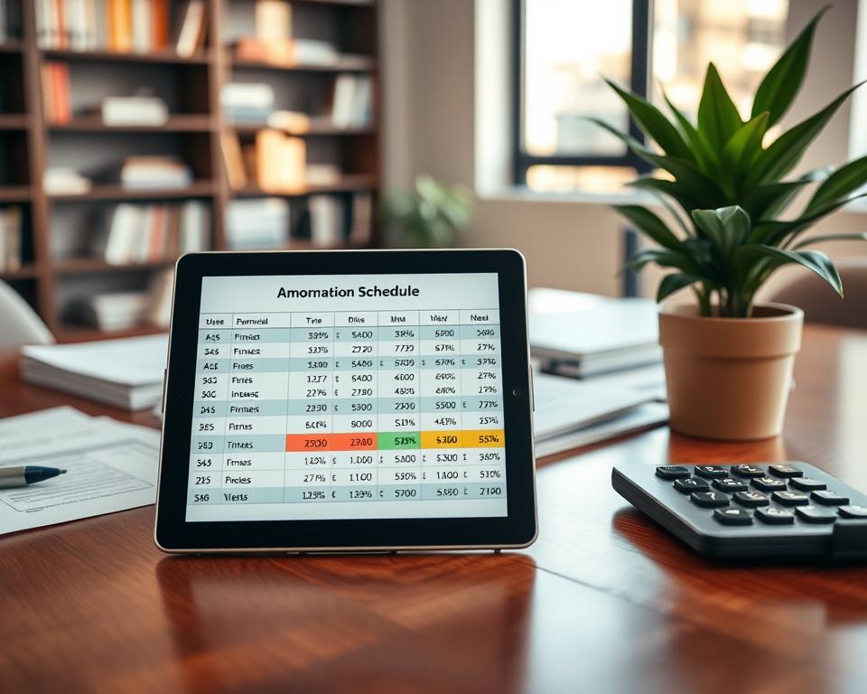 amortization schedule
