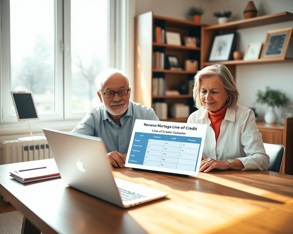 reverse mortgage line of credit calculator