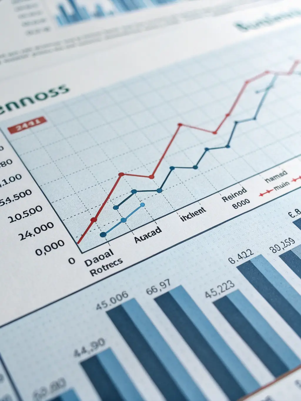 A graph showing accurate financial projections generated by FINCALC's refinance calculator.