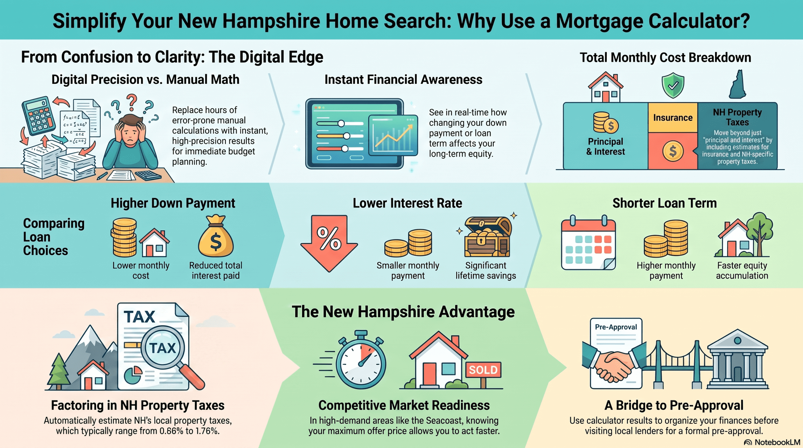 Master Your NH Home Budget: How to Use a Mortgage Calculator for New Hampshire
