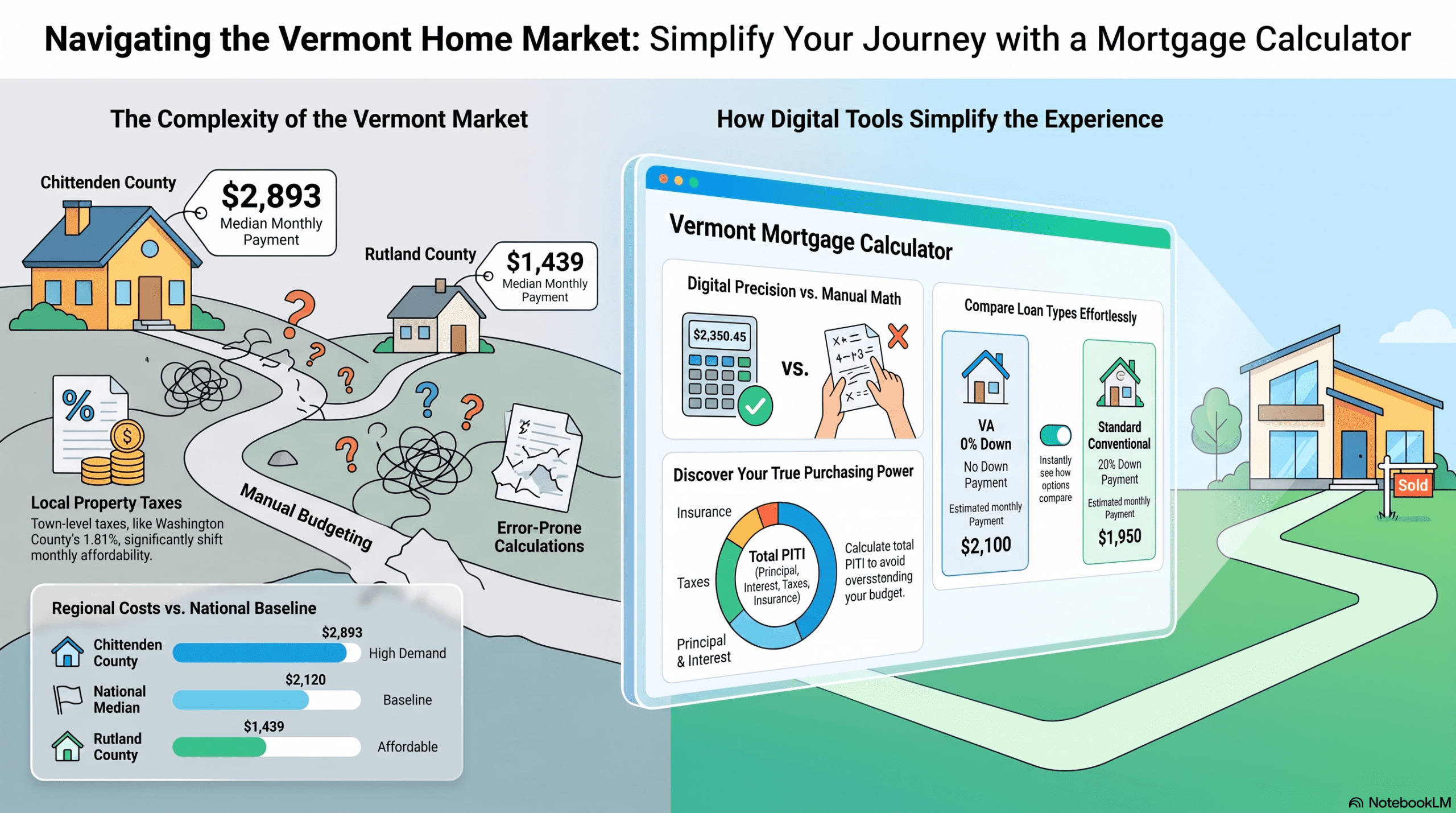 Vermont Mortgage Calculator | Estimate Your Monthly Home Payment