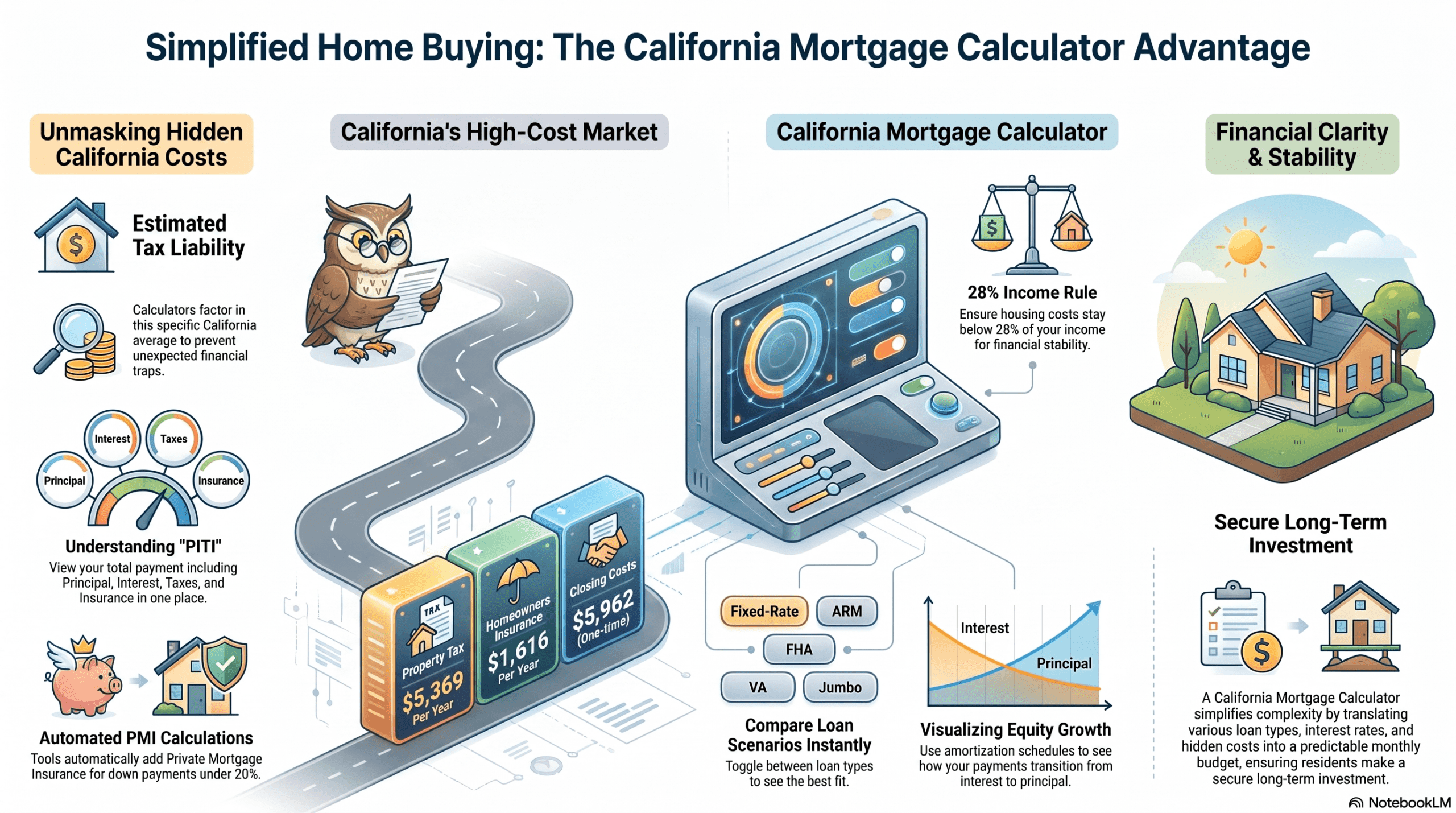 California Mortgage Calculator Explained | Calculate Your Home Loan Payment Before You Buy