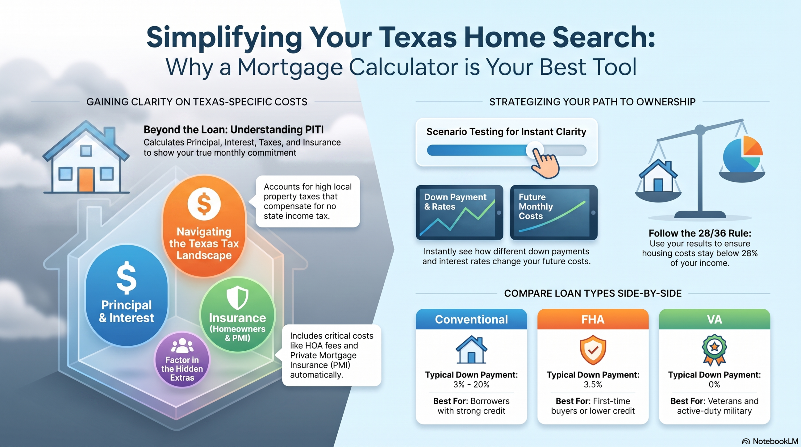 Texas home search and mortgage calculator